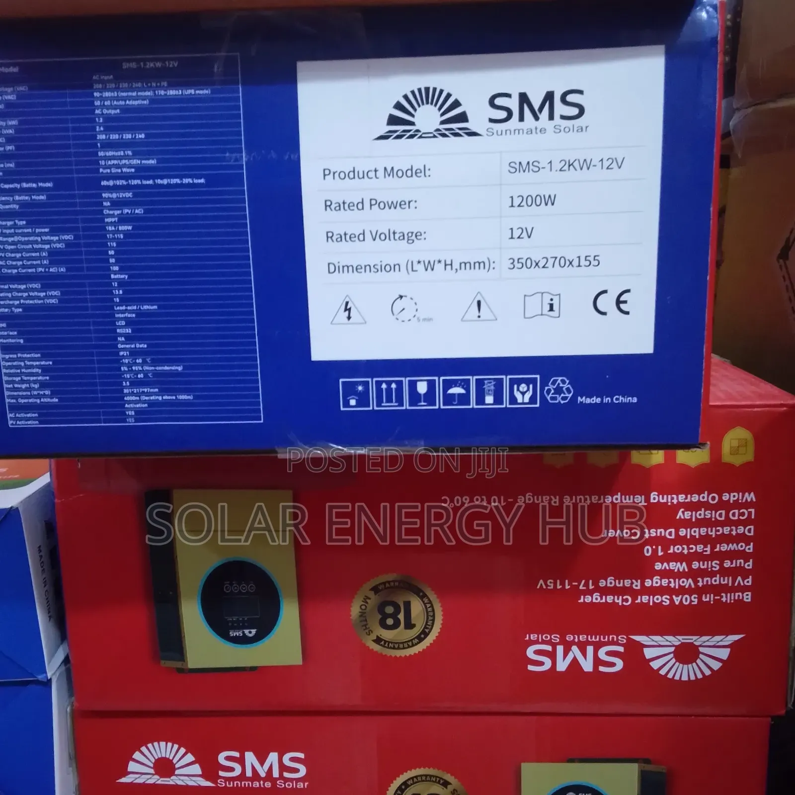 1.2kva/12v SMS Hybrid Inverter