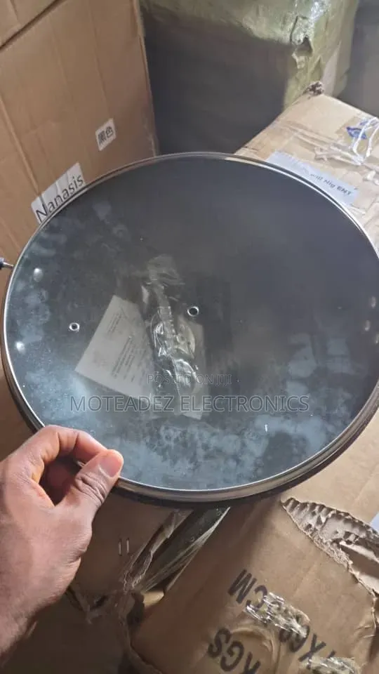 34cm High Quality Non Stick Stainless Steel Fry Pan W/Cover