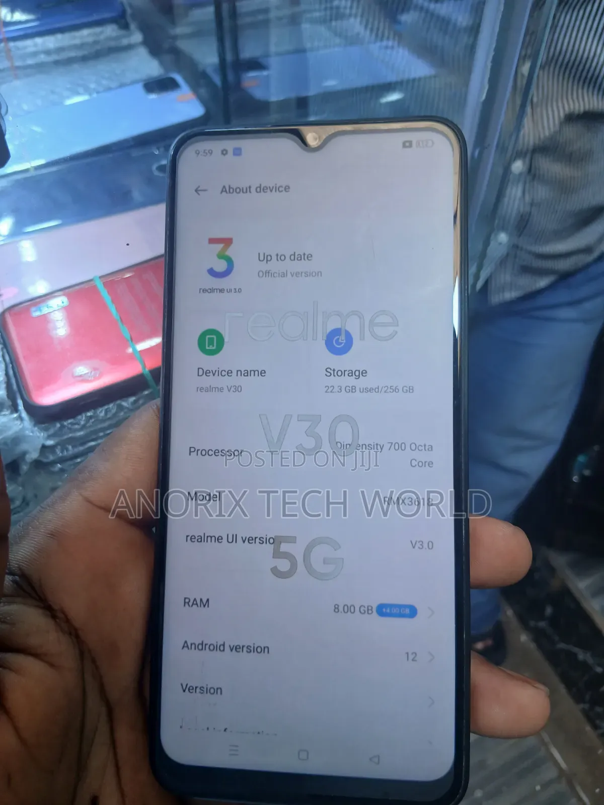 Realme V30 128 GB Black