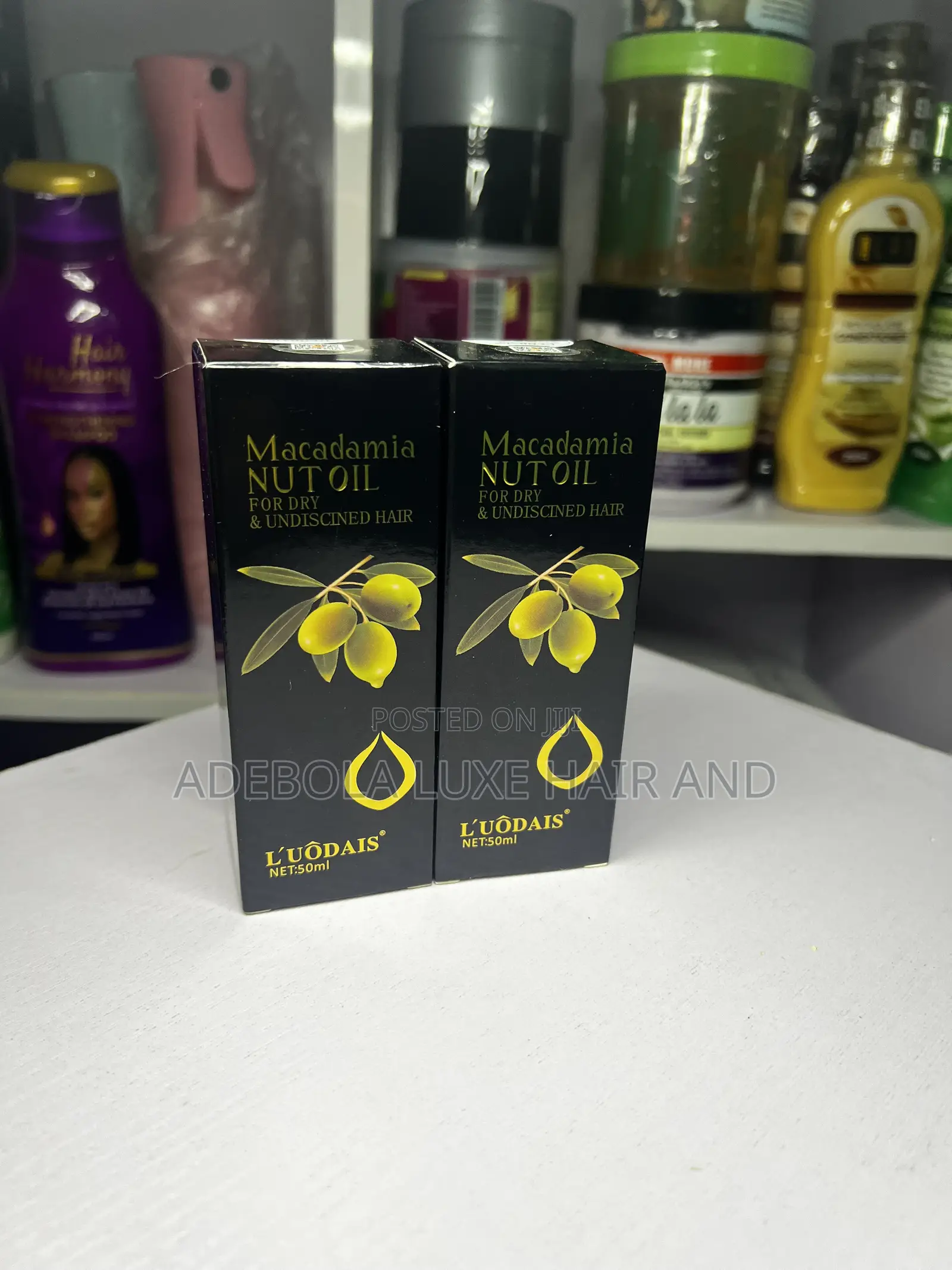 Macadamia Nut Oil for Dry Undiscined Hair