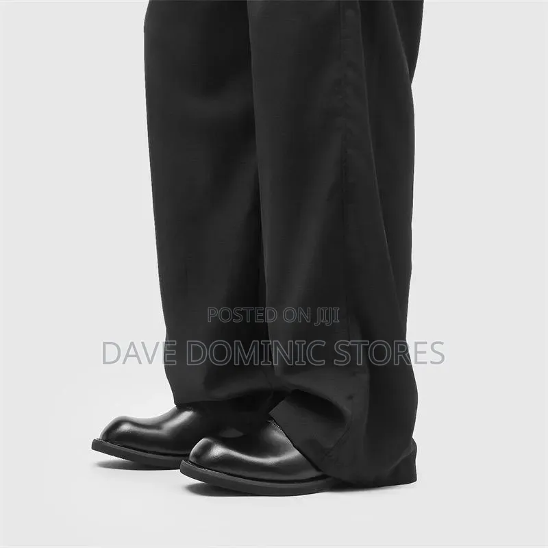 Cop the Runway Leather Oxford Dress Shoes in Black