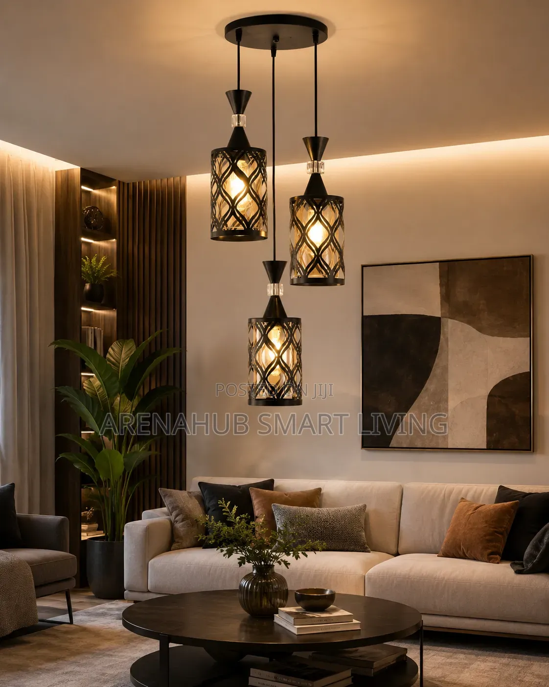 Modern Simple Living Room Chandelier Indoor Lighting Ceiling Lamp
