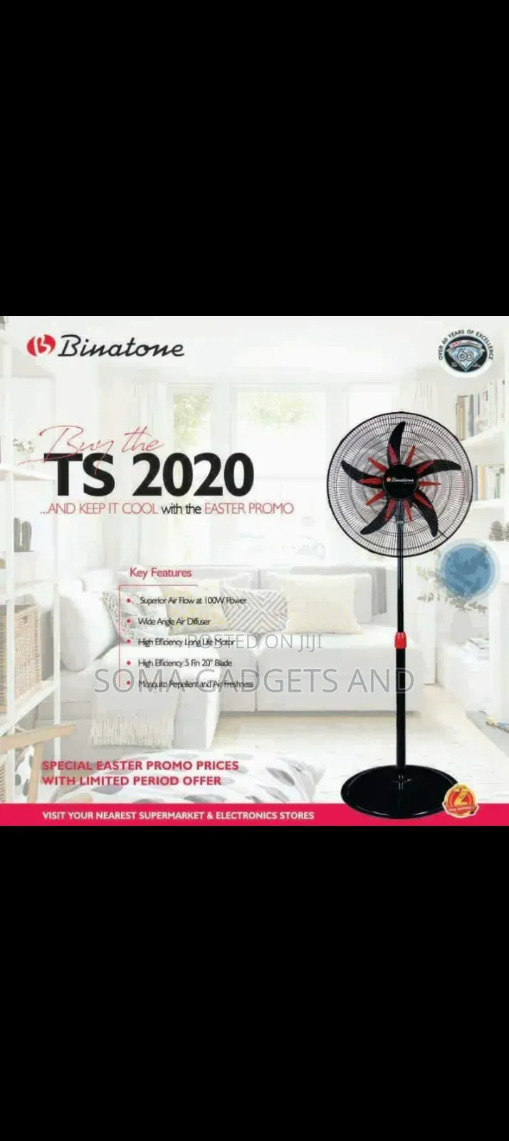 Binatone Standing Fan (TS 2020)