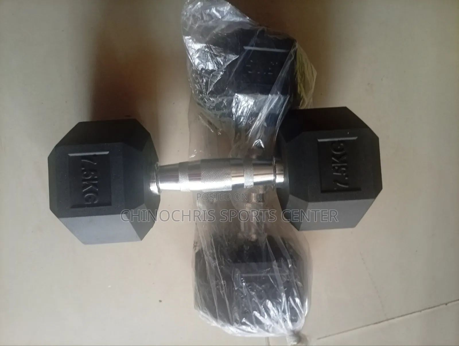 7 5kg Hex Dumbbells Cc
