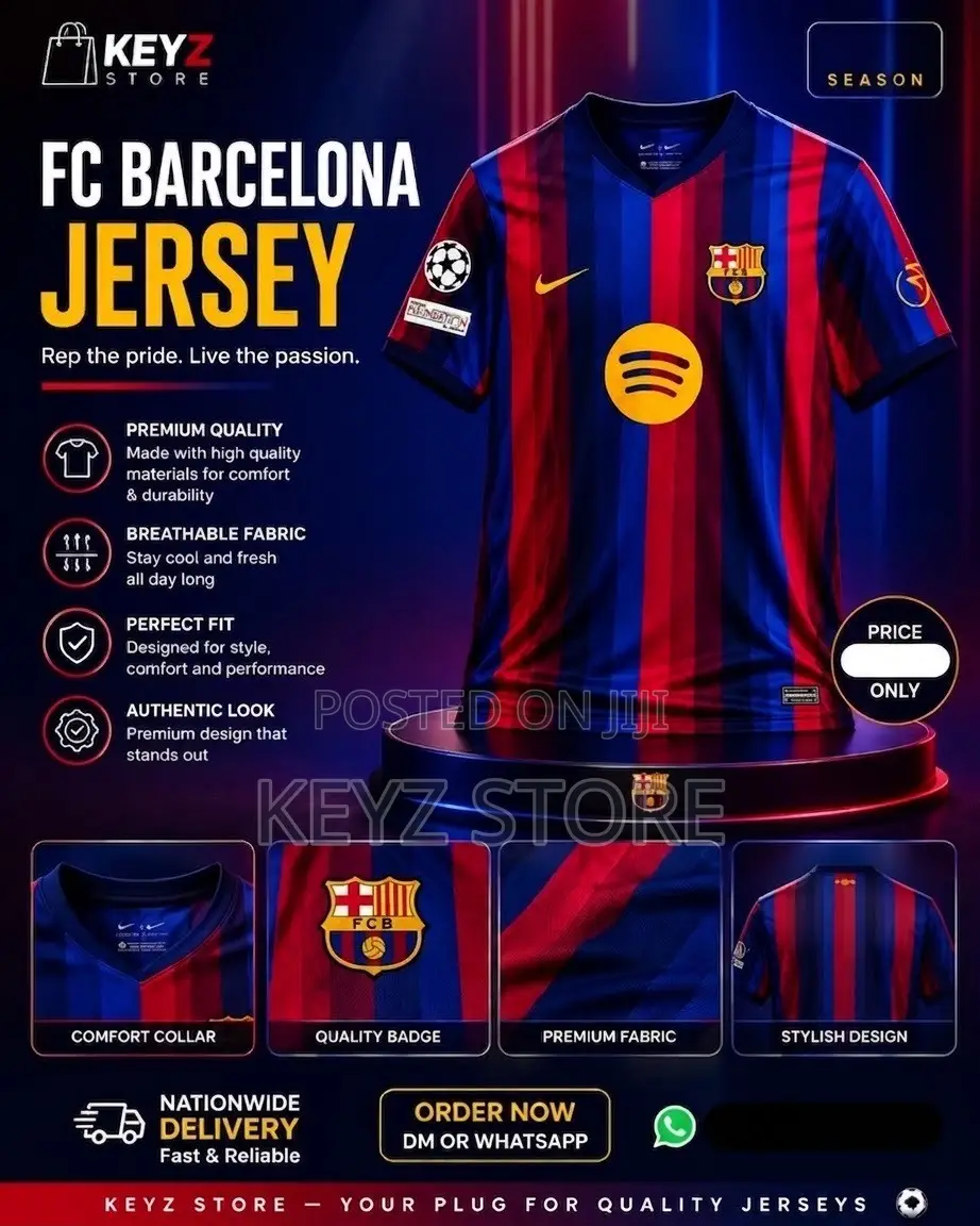Fc Barcelona Jersey Home Kit