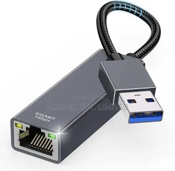USB 3.0 to RJ45 Ethernet Adapter True Gigabit 10/100/1000Mbps