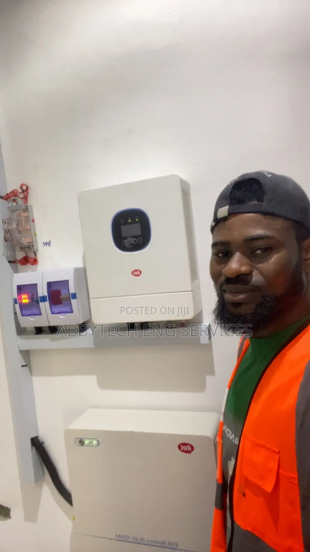 15kwh Lithium Battery || 6kva Inverter Complete Solar Installation