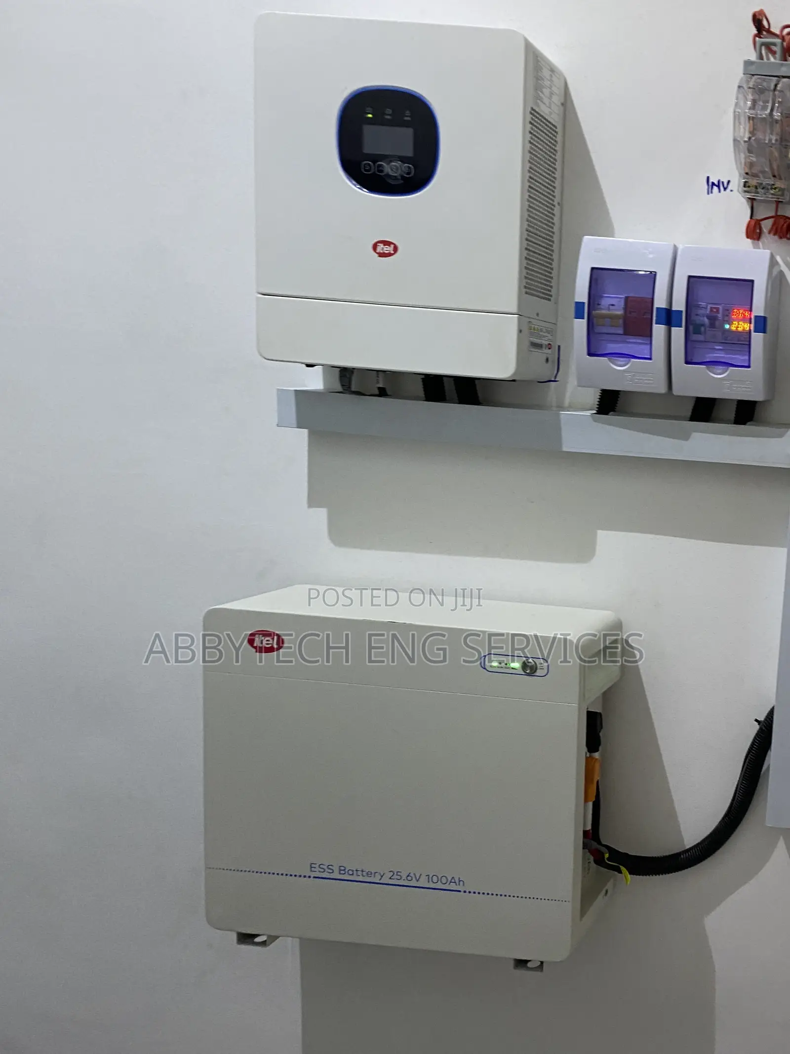 15kwh Lithium Battery || 6kva Inverter Complete Solar Installation