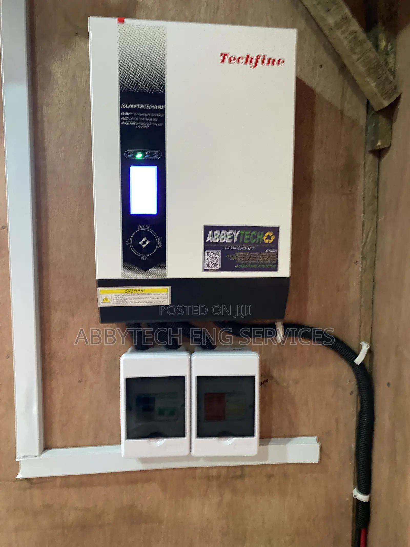 15kwh Lithium Battery || 6kva Inverter Complete Solar Installation
