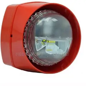 Gent S3-Vad-HPR-R Addressable Sounder/Flasher With Red Body