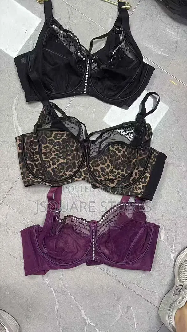 Lr Style
Underwired Padless Bra in Black, Purple, and Animal Print.