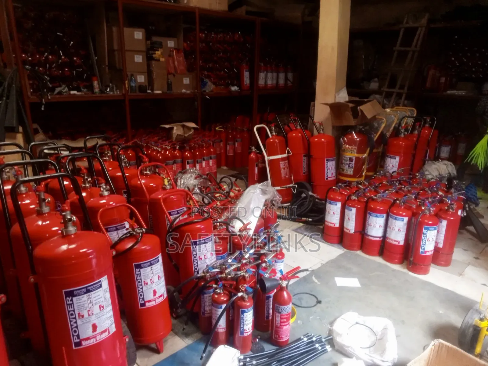 Fire Extinguishers of All Types and Sizes