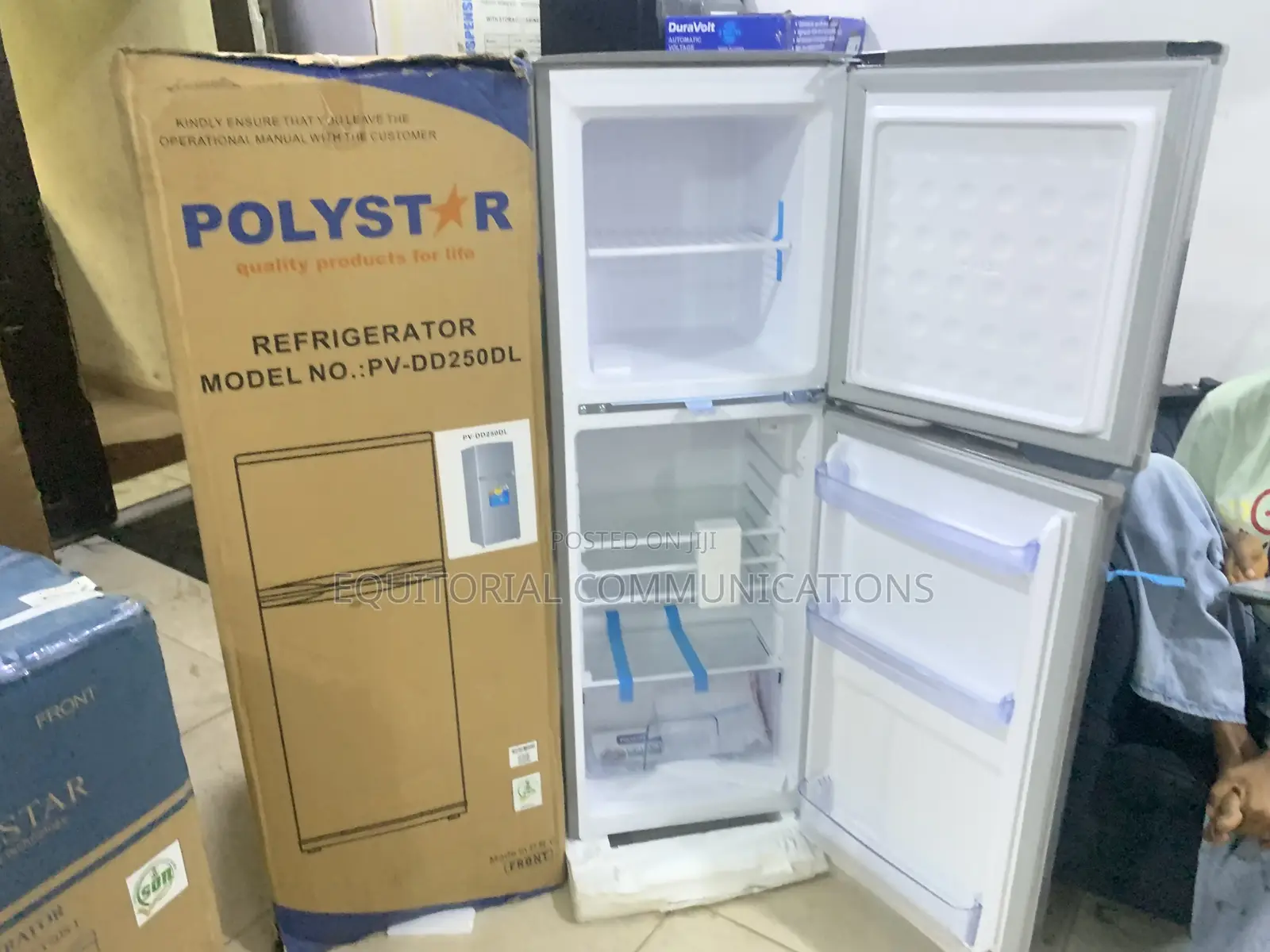 Polystar PV-DD250DL Refrigerator – 250L Reliable Cooling