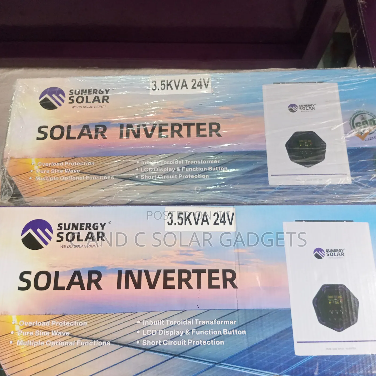 Sunergy Solar Inverter 3.5kva 24v