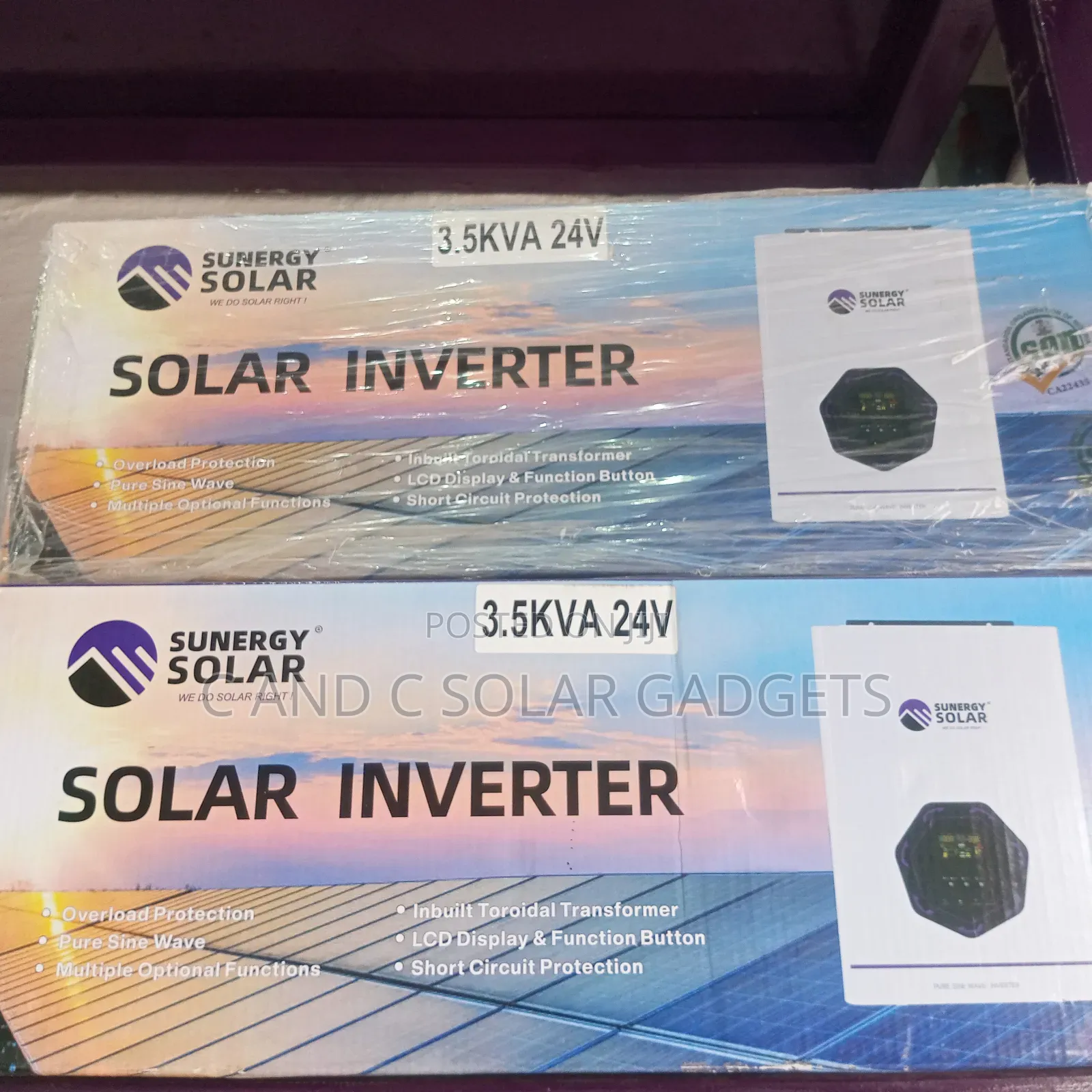 Sunergy Solar Inverter 3.5kva 24v