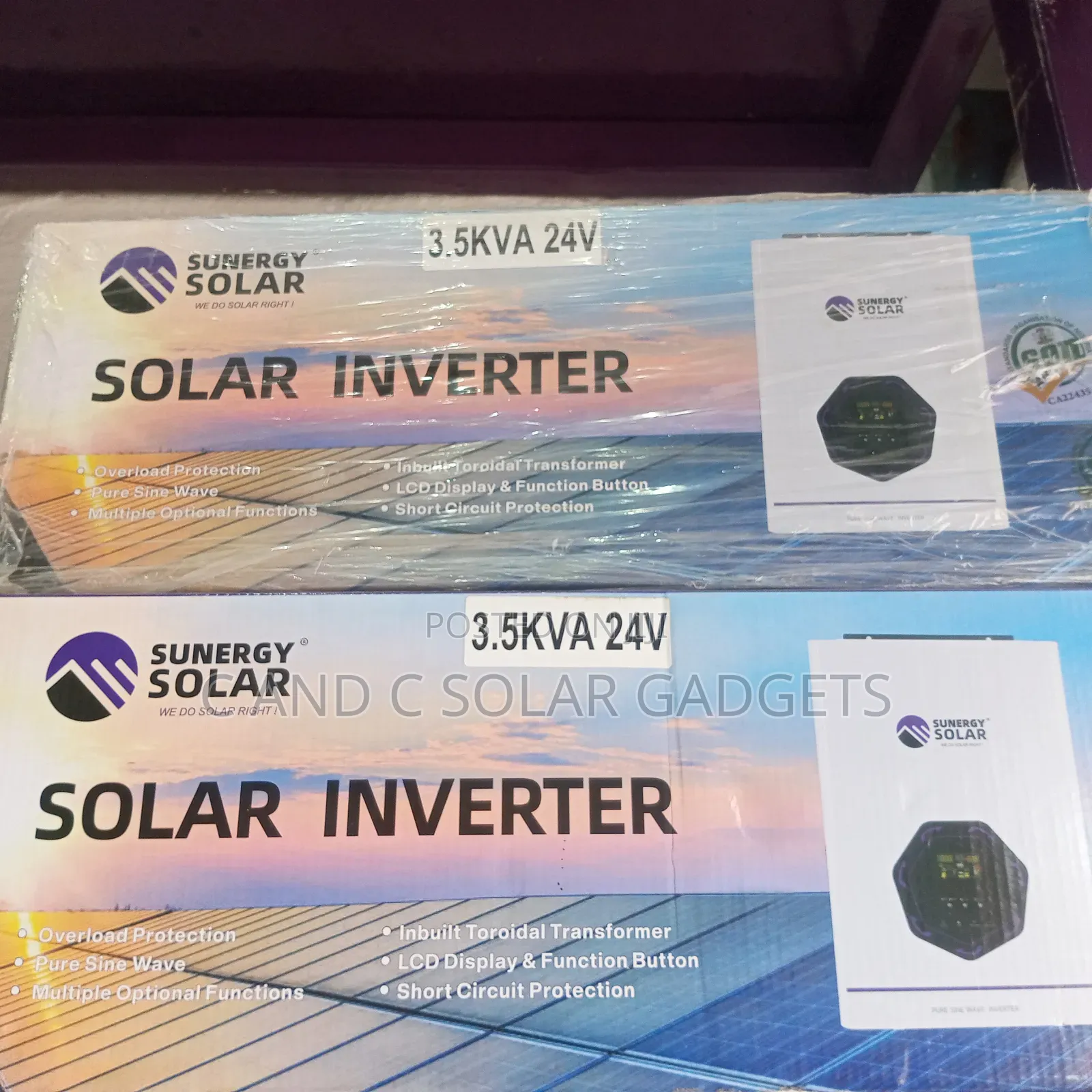 Sunergy Solar Inverter 3.5kva 24v
