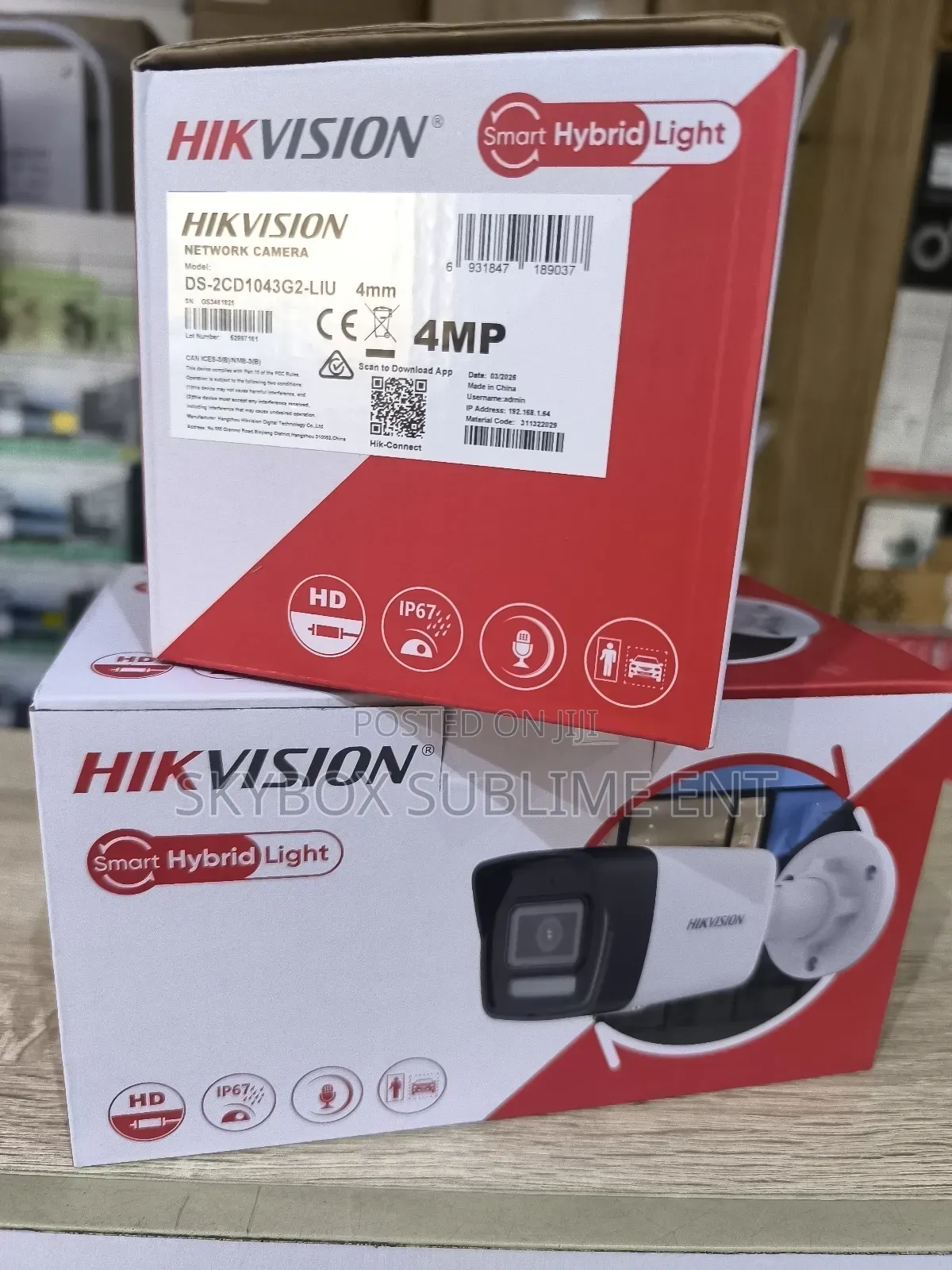 Hikvision Ds-2cd1043g2-Liu 4mp Smart Light Ip Camera