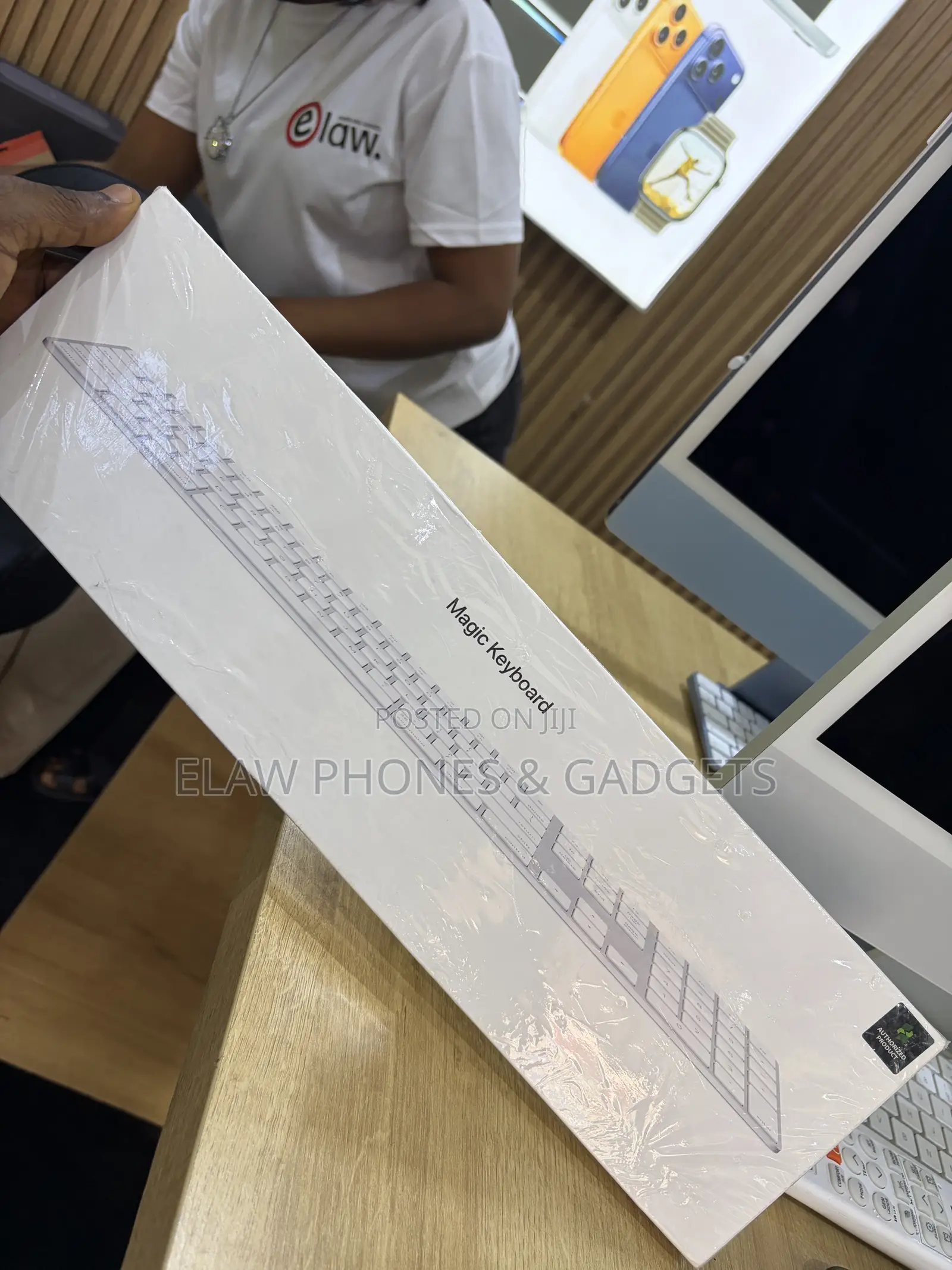 iMac Magic Keyboard Mq052 / Mxcj3 Numeric Lightning White