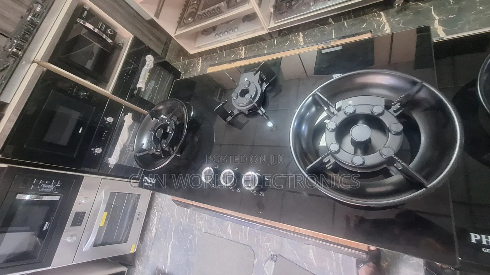 NEW Arrival Phima in-Built Cabinet Gas Cooker Folding 3Burners Oven