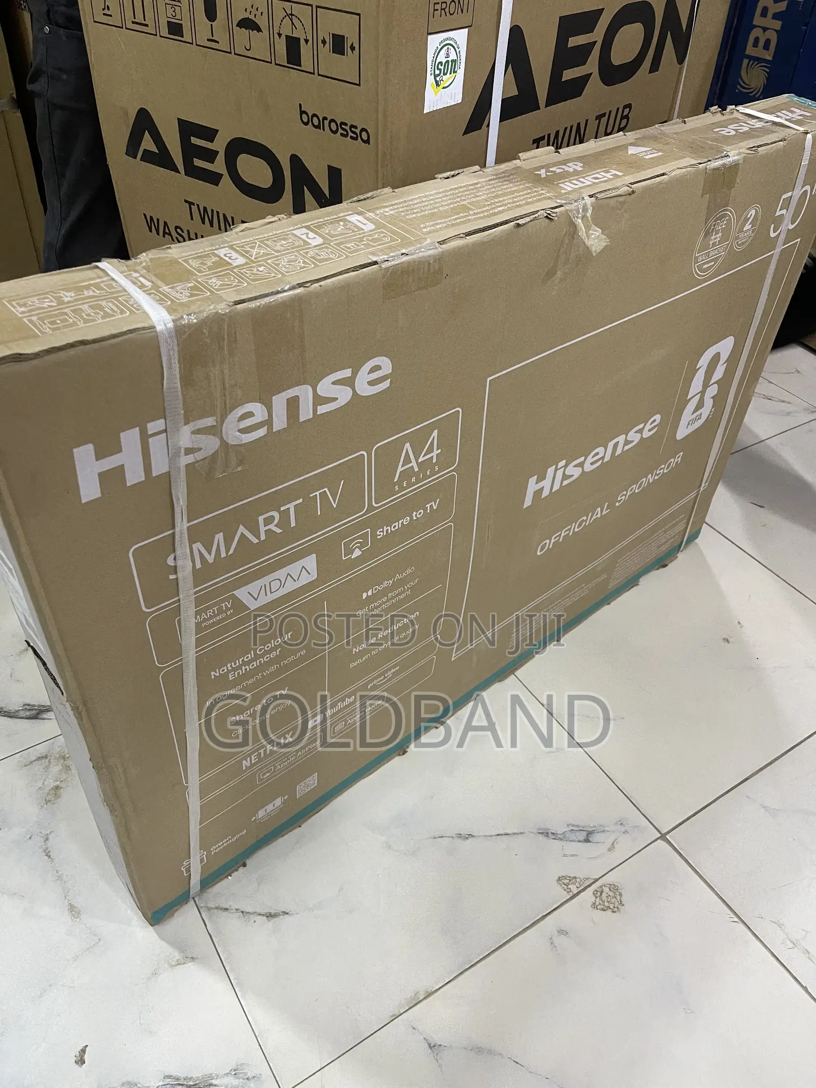 Hisense 50-Inch Smart LED TV – Brilliant Picture Smart Features