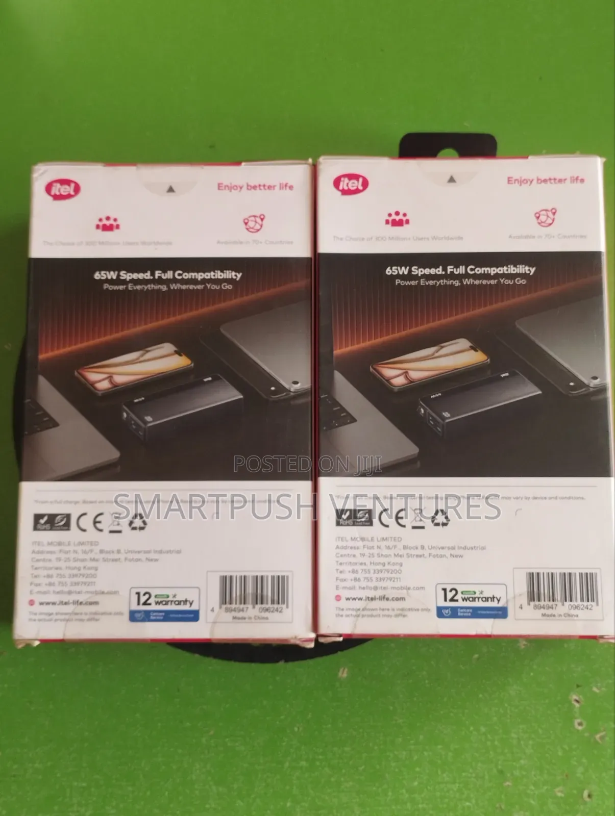 Itel 27,000mah Power Bank 65w