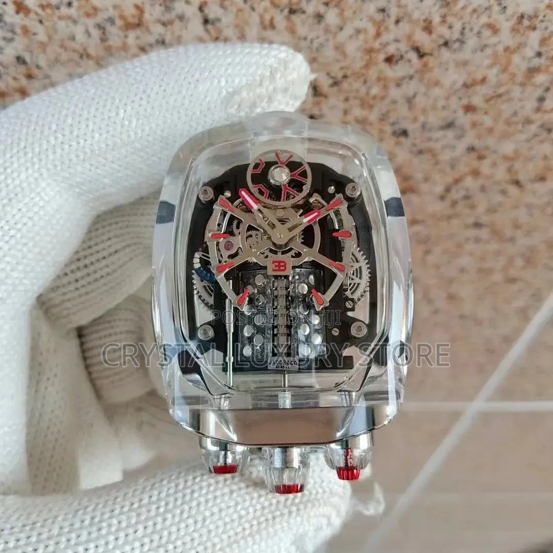 Jacob and Co Quality Luxury Men Authentic Automatic Engine Wristwatch