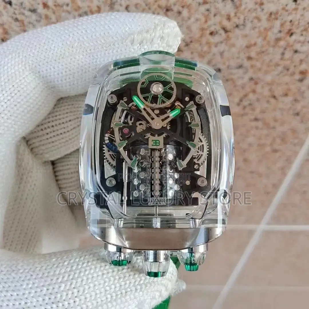 Jacob and Co Quality Luxury Men Authentic Automatic Engine Wristwatch