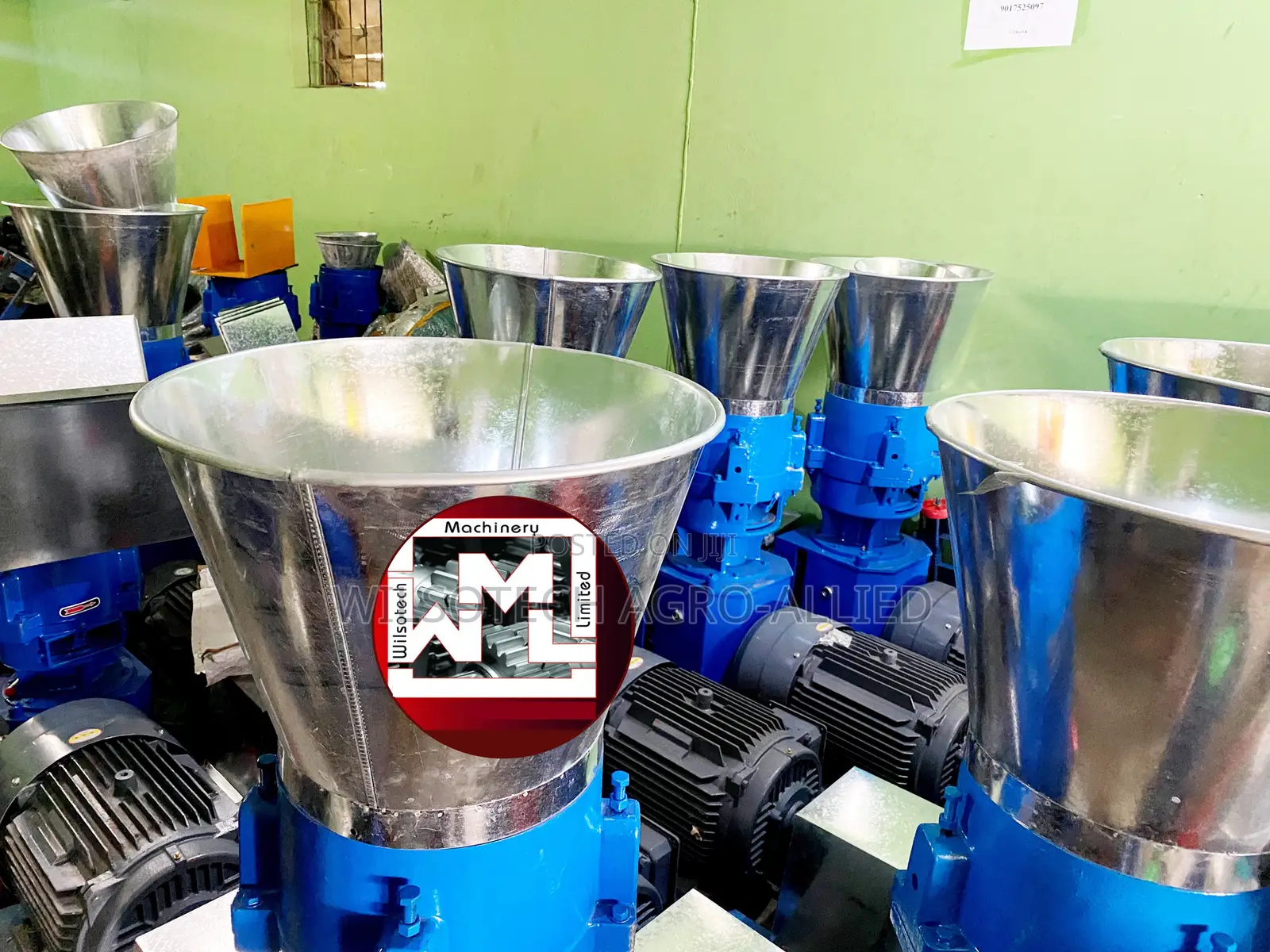 600kg/Hr Pelletizer Machine Electric Motor Powered