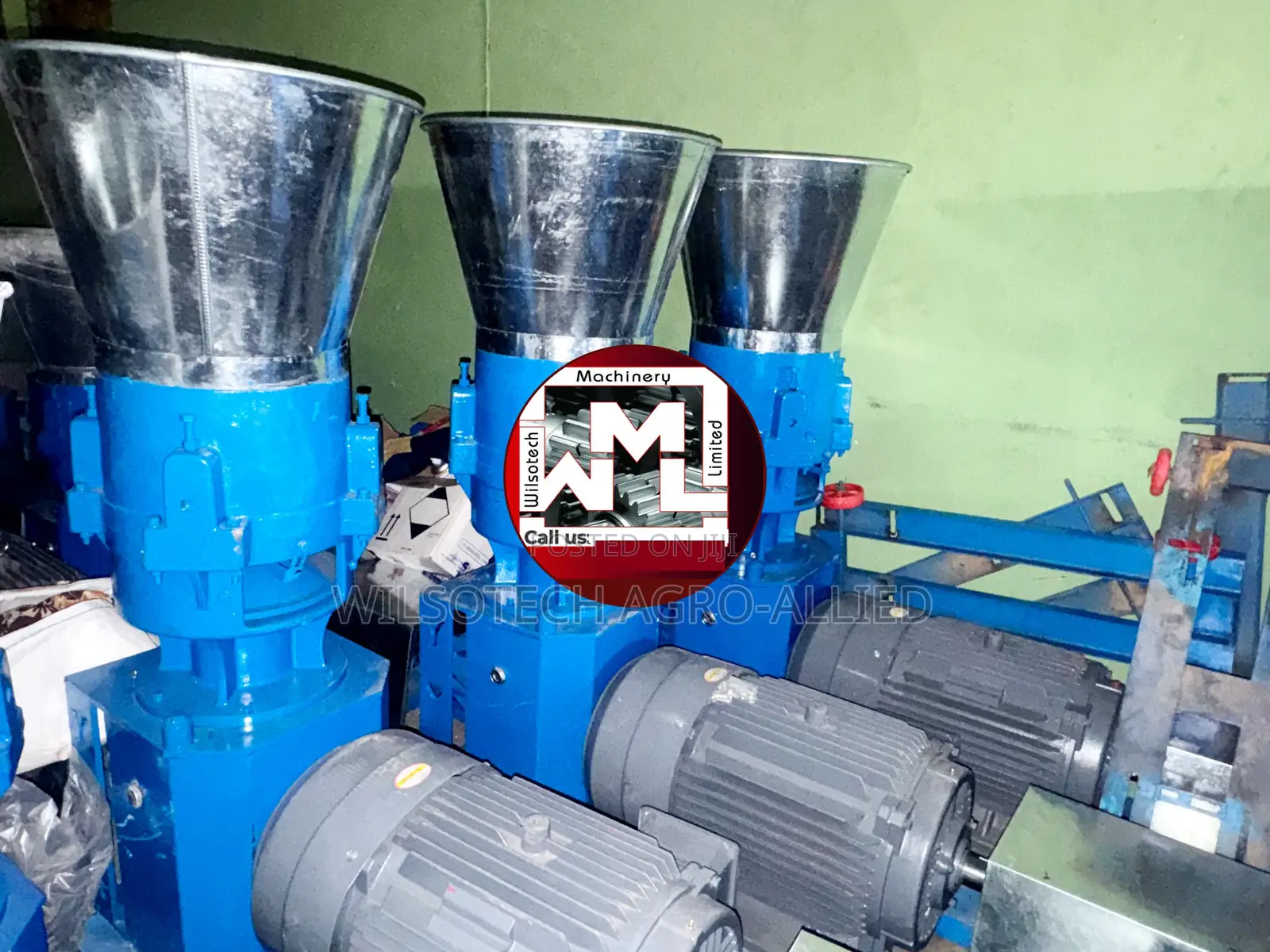 600kg/Hr Pelletizer Machine Electric Motor Powered
