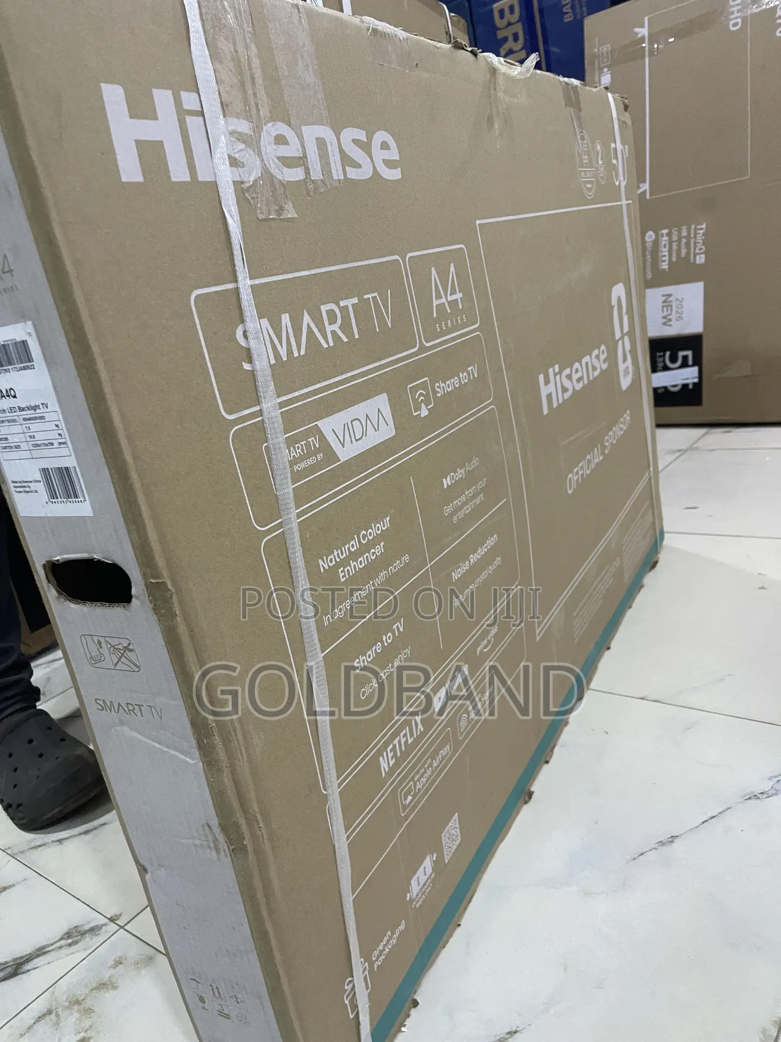 Hisense 50-Inch LED TV – Smart, Sleek Powerful