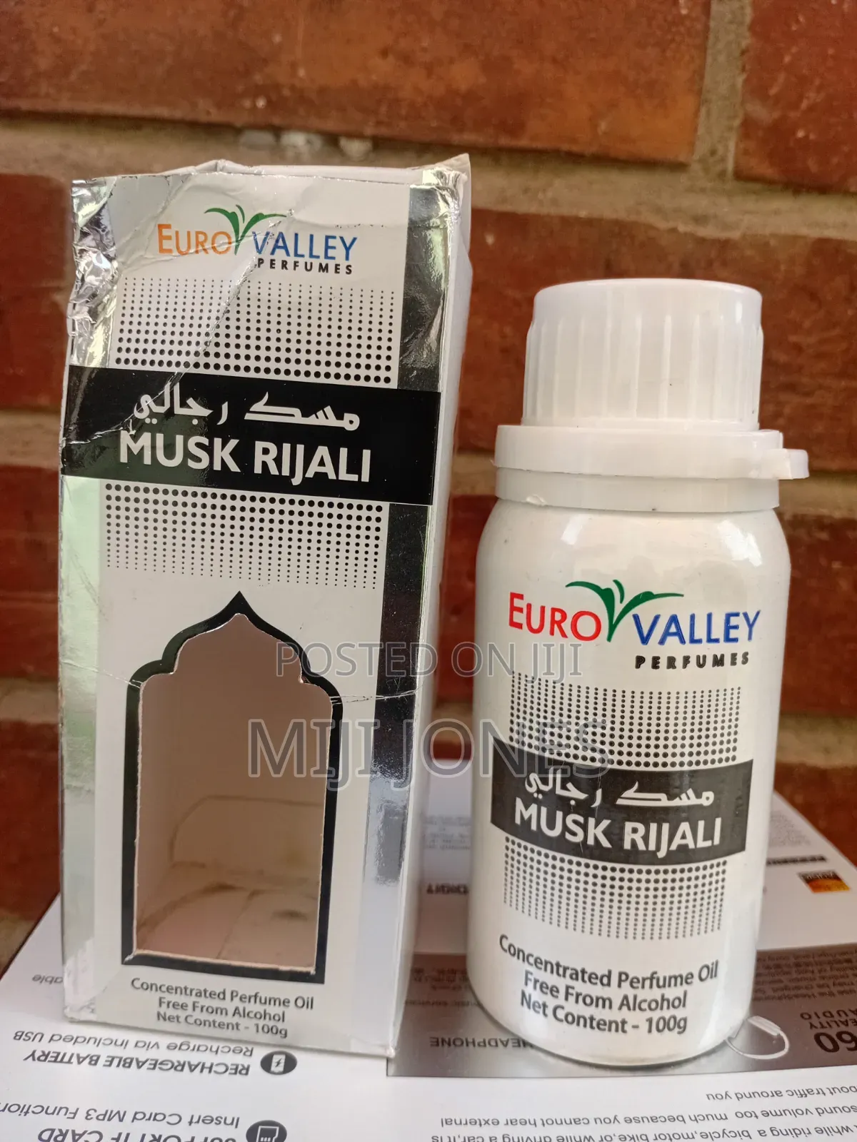 MUSK RIJALI by Euro Valley - 100ml Concentrated Attar*