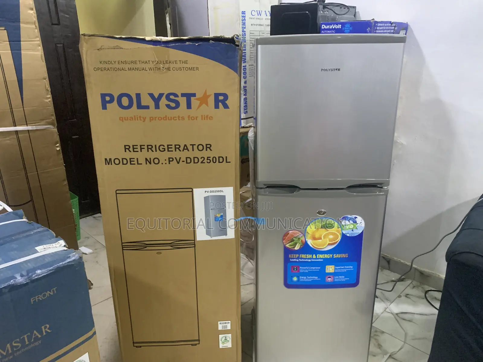 Polystar PV-DD250DL Food Storage 250L Refrigerator