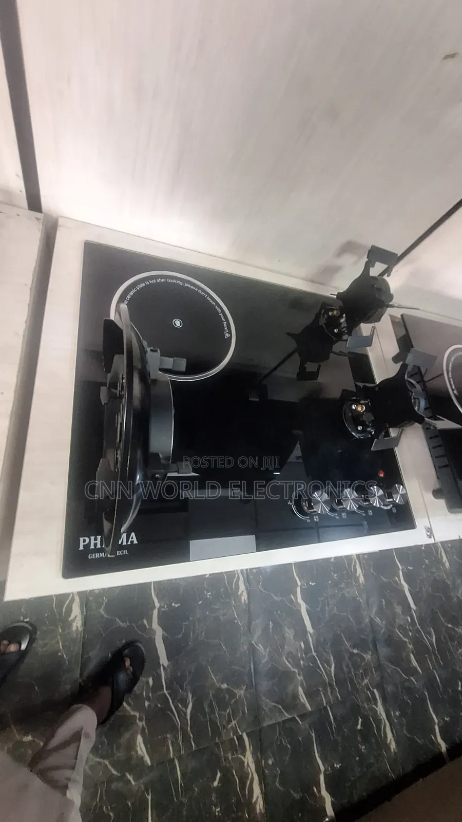 New Arrival Phima in-Built Cabinet Gas Folding Burners (3+1) Automatic