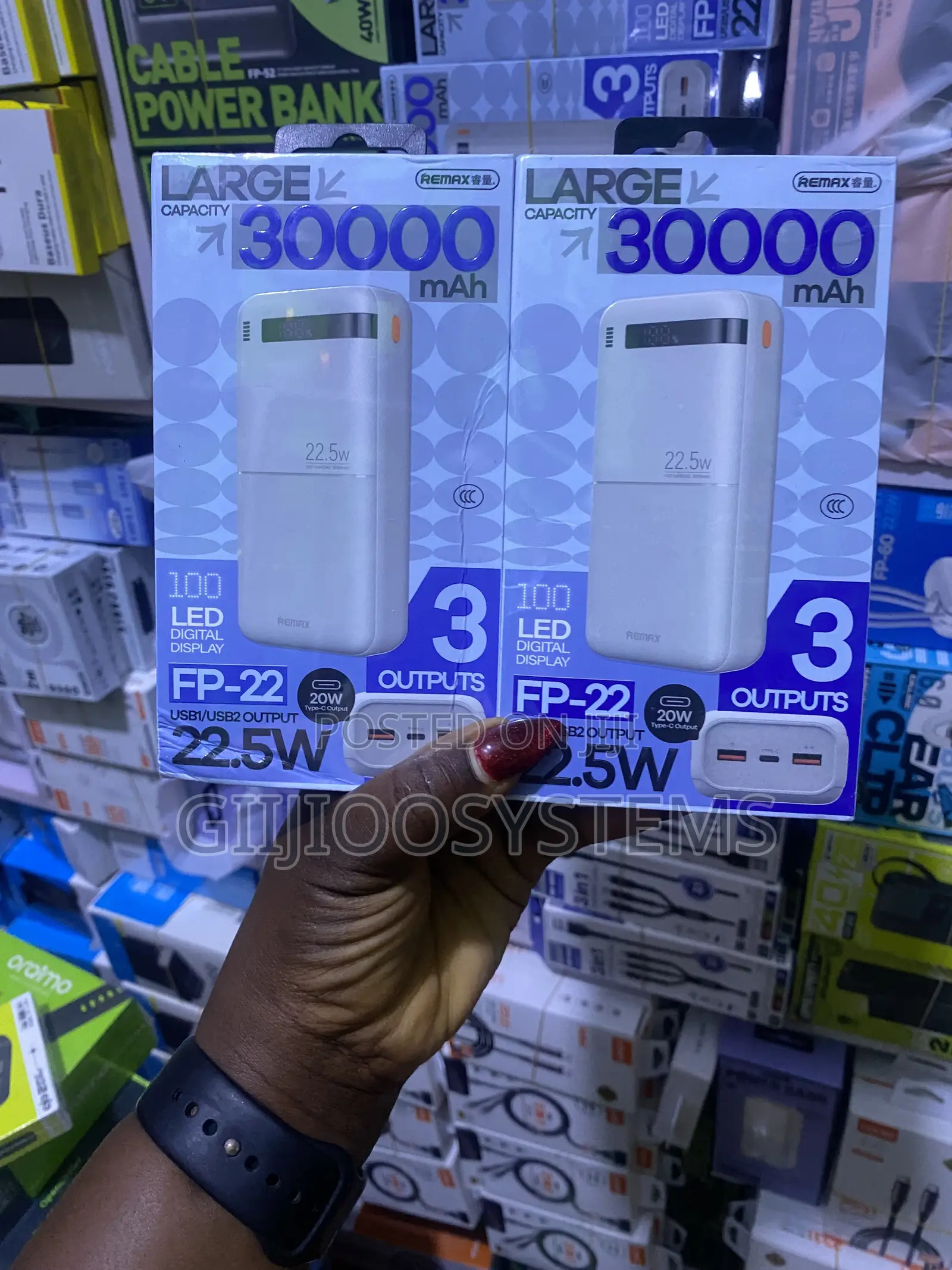 REMAX FP 22 22.5watts 30000mAh Powerbank