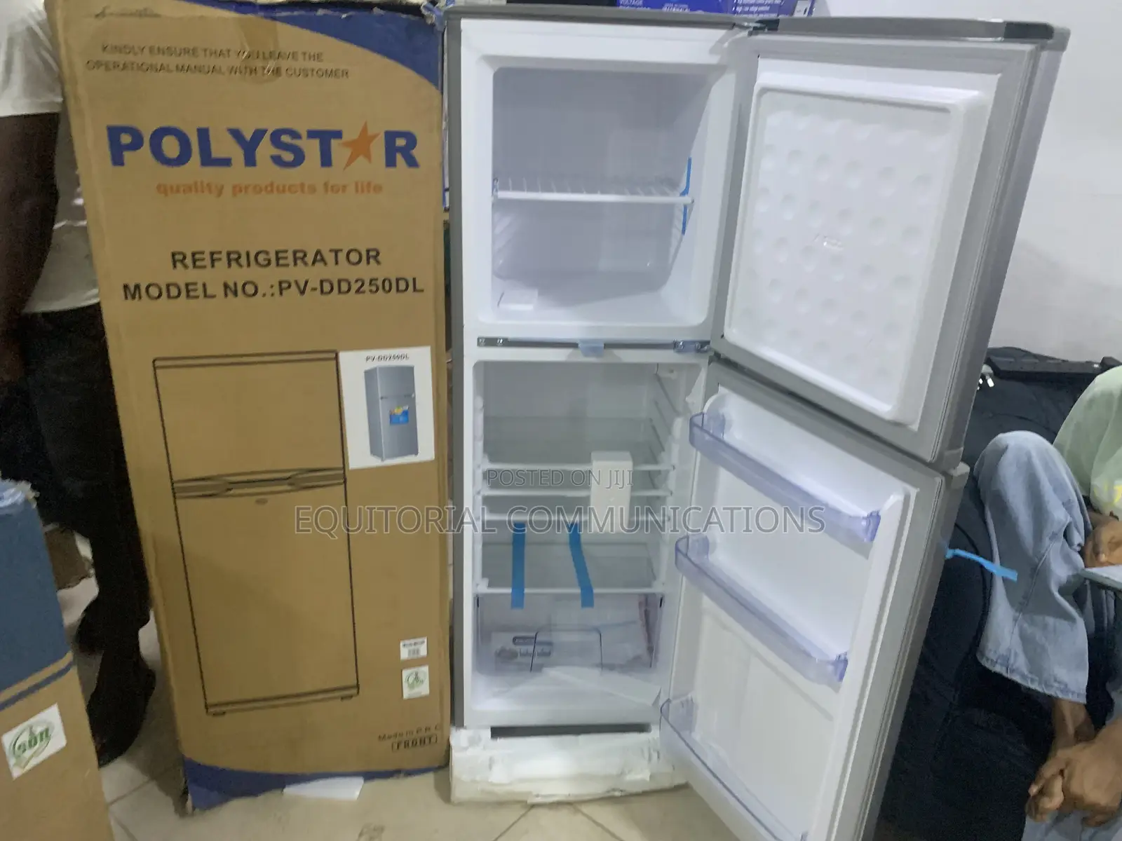 Polystar PV-DD250DL (250L) Refrigerator for Kitchen Use