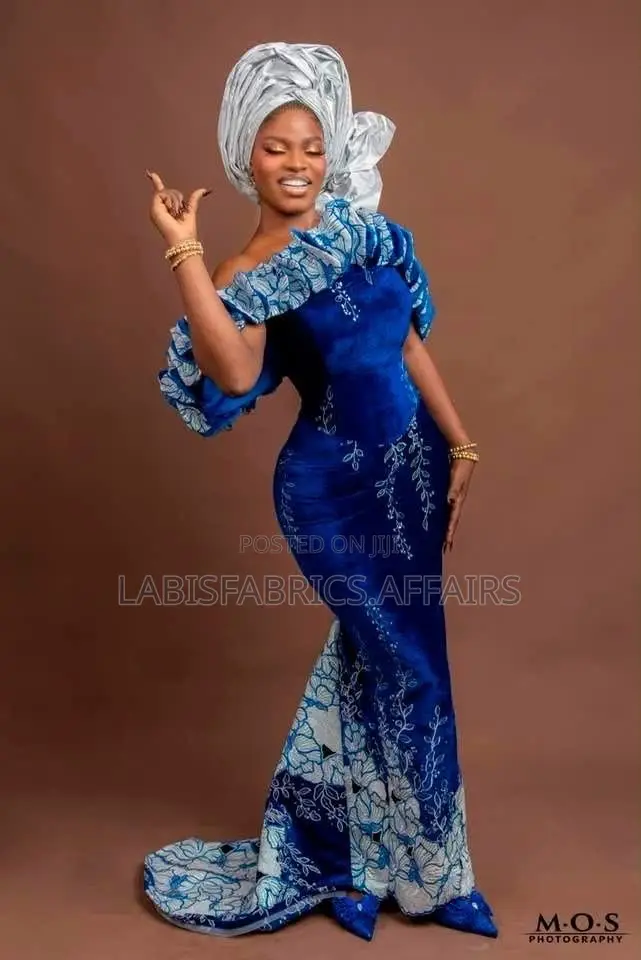Luxury Velvet Lace With Embroidery Hand Cut