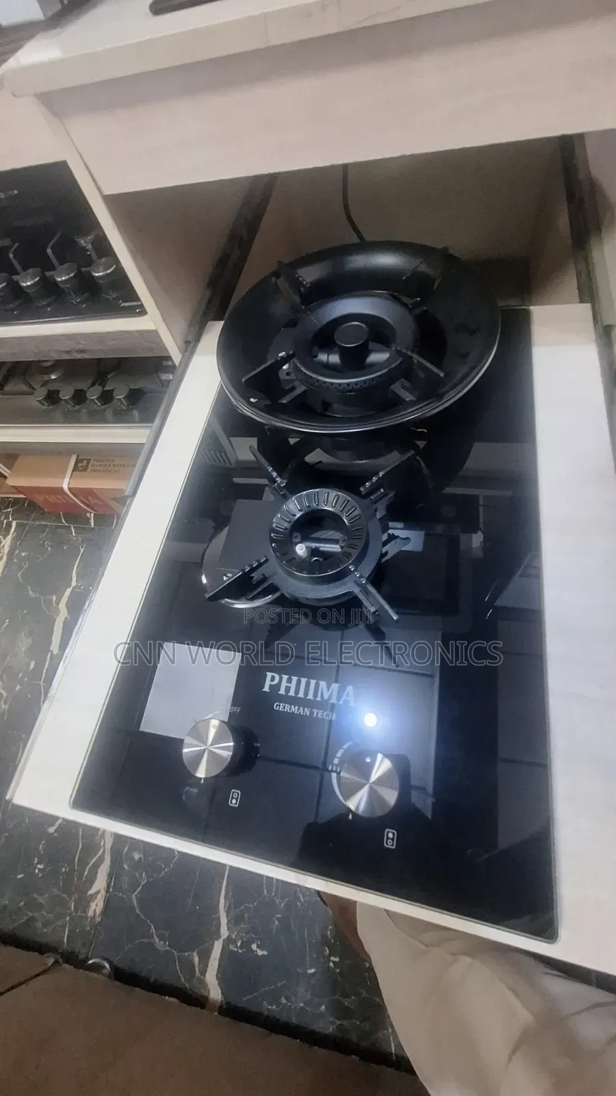 Brand New Phima 30cm in-Built Cabinet Folding 2burners Automatic