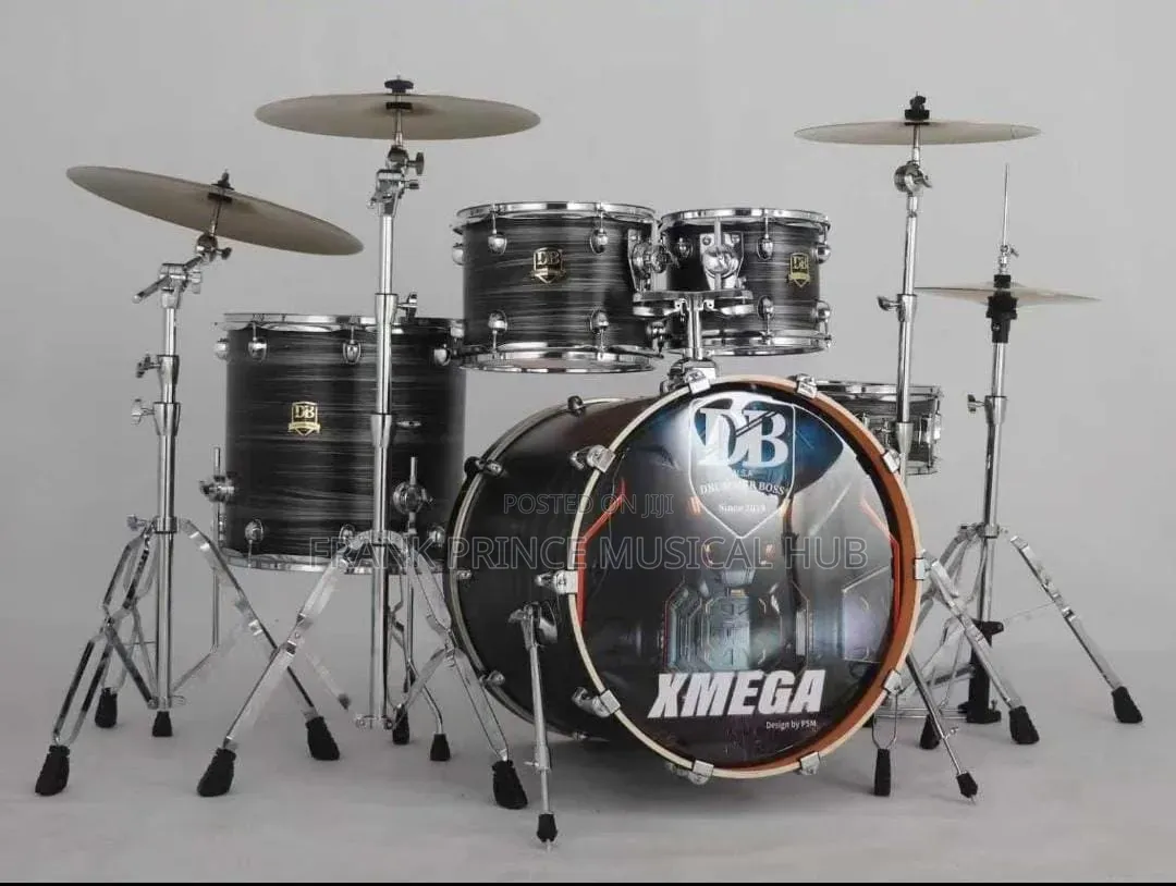 XMEGA-Wood Grain Blast M04 Drum Set (Drummer Boss)