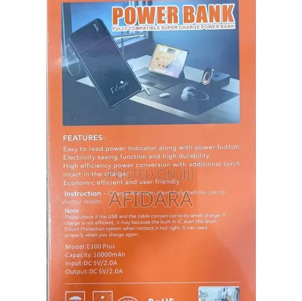 1st Eagle 10,000mah Power Bank With 4-in-1 Cable – Power Up Anywhere