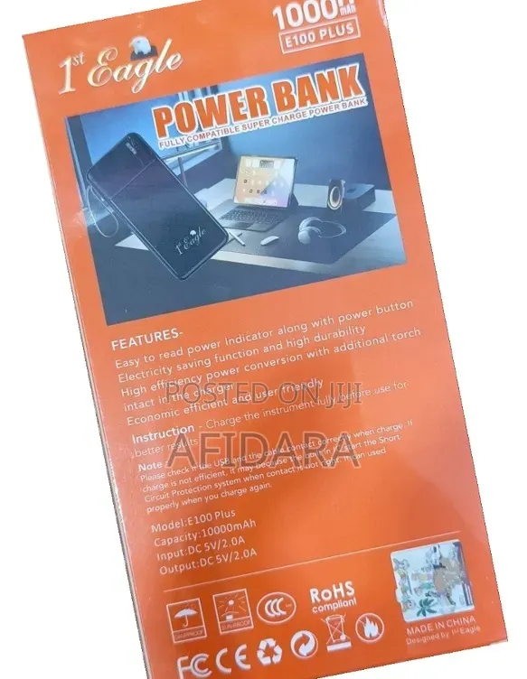 1st Eagle 10,000mah Capacity Power Bank