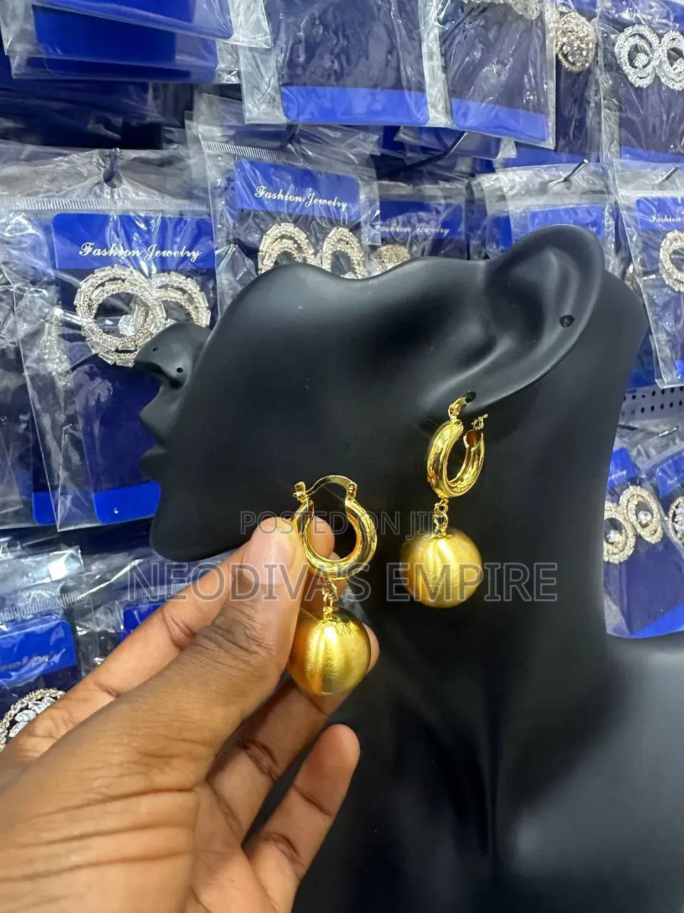 Gold Replica Earrings,Available in Displayed Designs