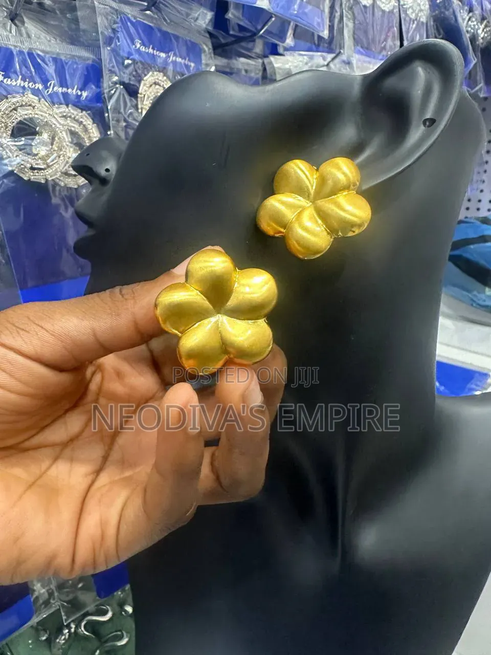 Gold Replica Earrings,Available in Displayed Designs