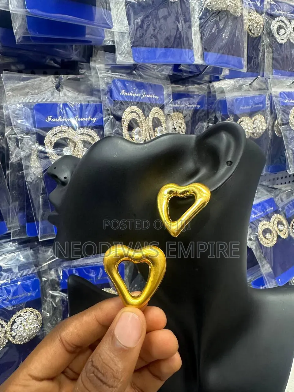 Gold Replica Earrings,Available in Displayed Designs