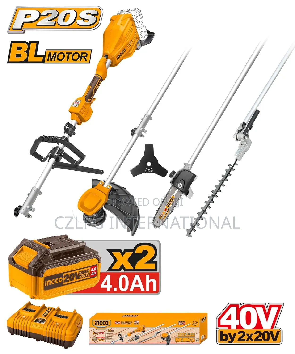 40v Ingco Lithium Ion Garden Tools