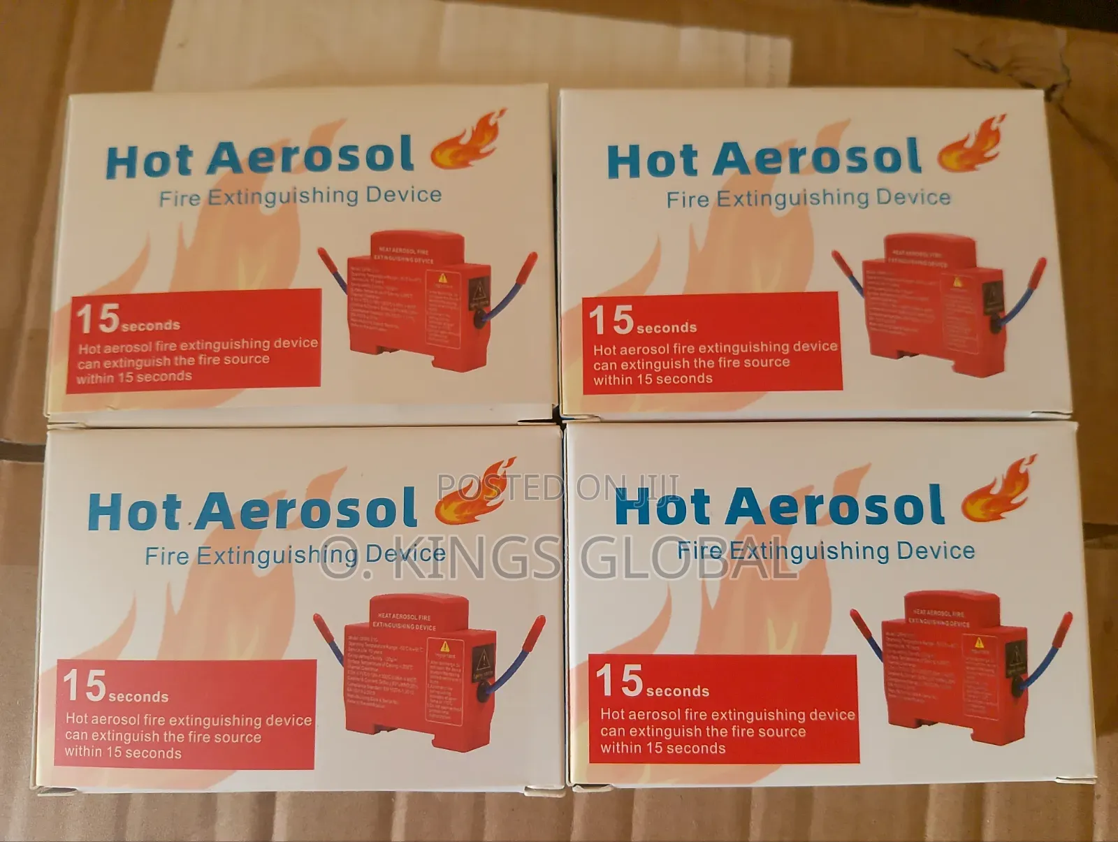 Hot Aerosol Fire Extinguishing Device