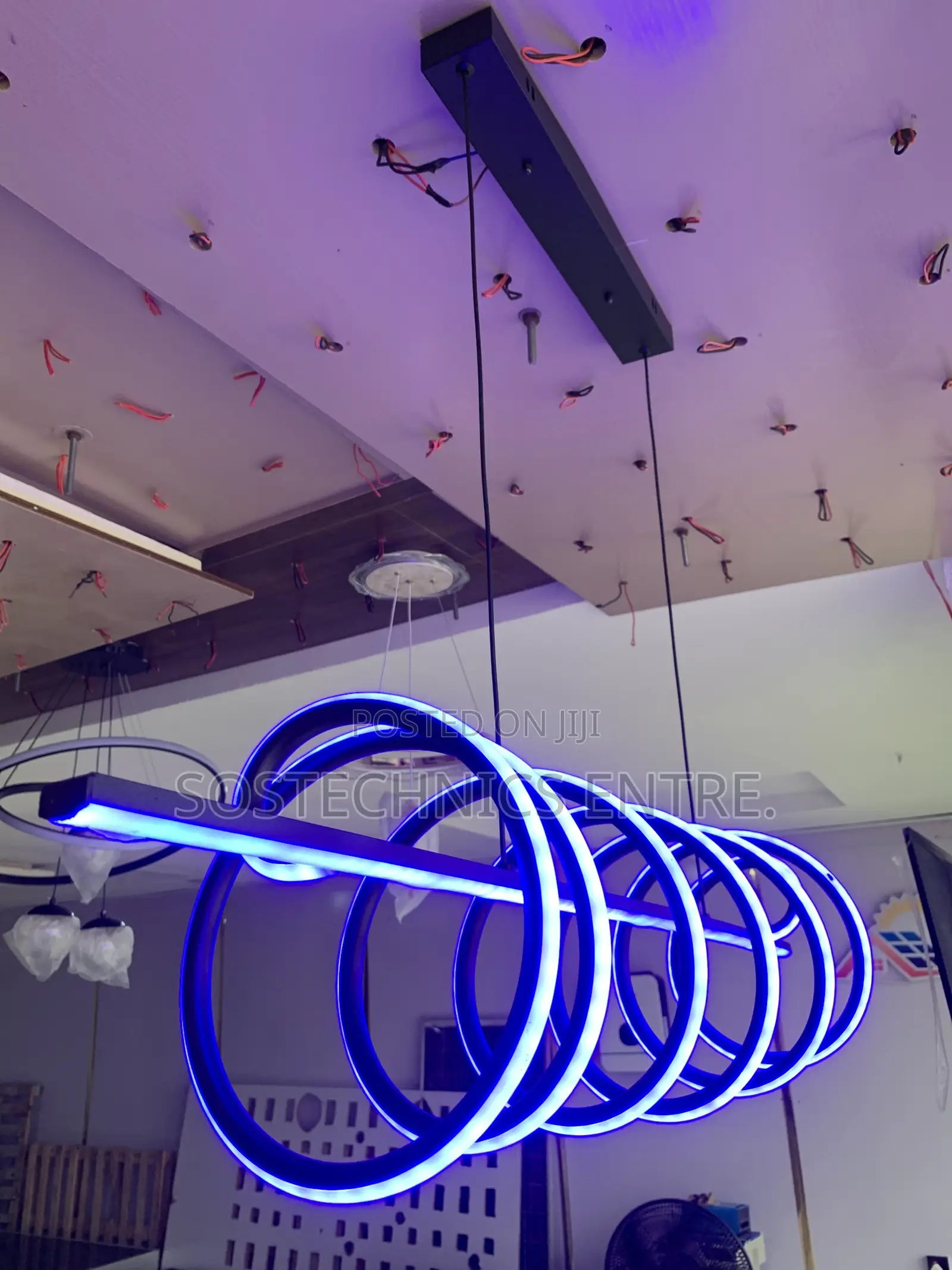 Modern Spiral LED Pendant Chandelier