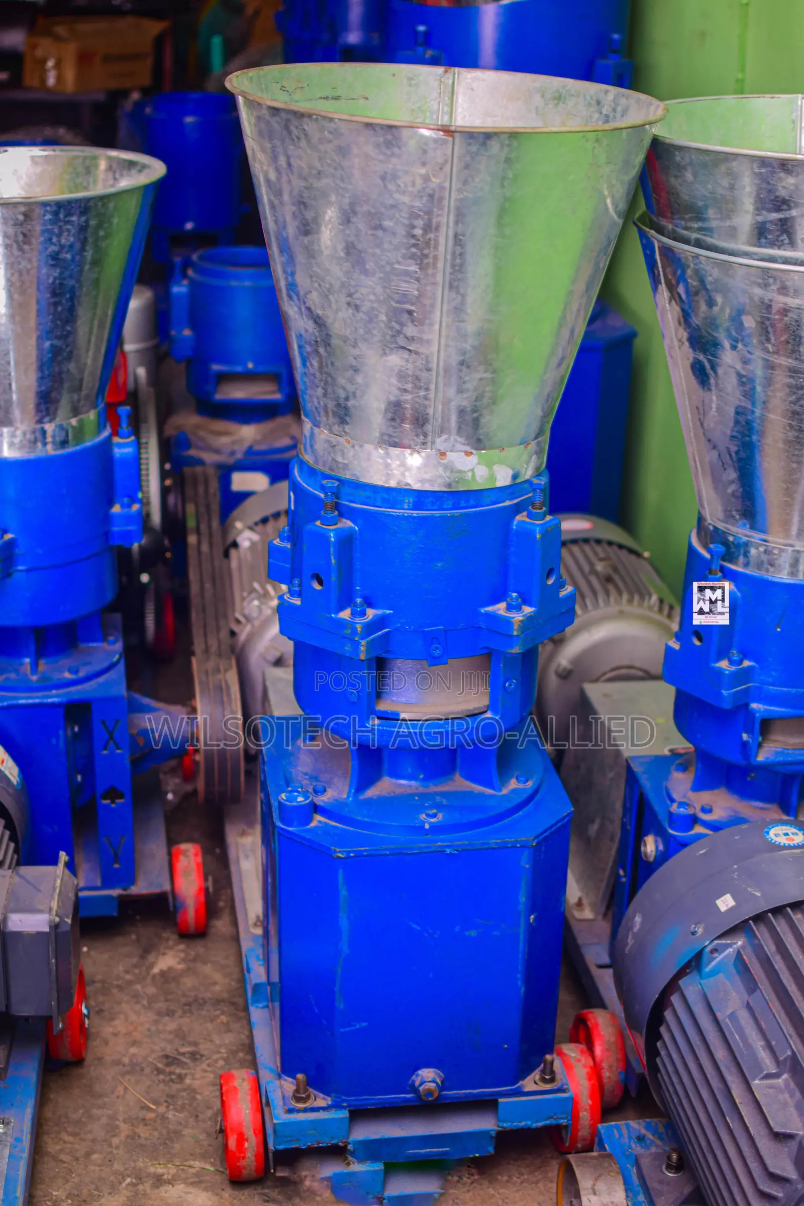 1ton/Hr Pelletizer Machine Powered With Electric Motor