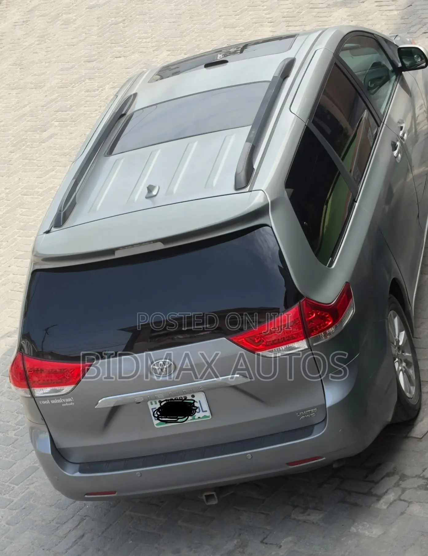 Toyota Sienna Limited 7 Passenger 2011 Gray