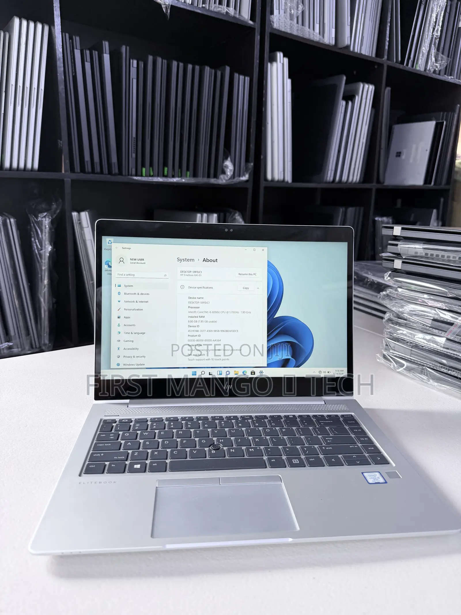 Laptop HP EliteBook 840 G5 8GB Intel Core i5 SSD 256GB