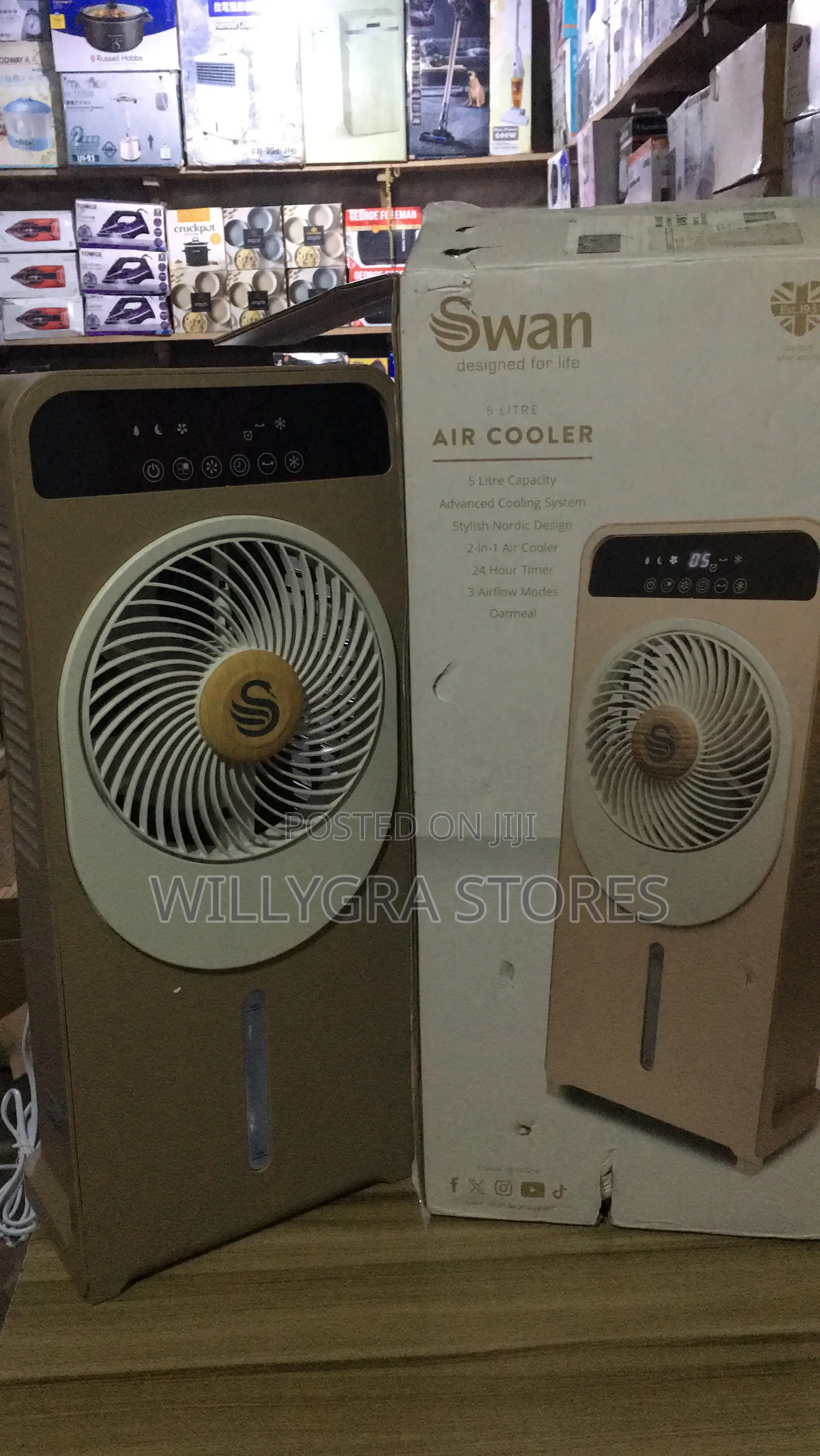Swan Nordic 2-in-1 Evaporative Air Cooler